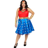 Funidelia | Wonder Woman Kostüm 100% OFFIZIELLE für Damen Größe XS Superhelden, DC Comics, Justice League, Zubehör für Kostüm - Lustige Kostüme für deine Partys