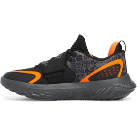 Under Armour FLOW FUTR X 4 UAA Basketballschuhe 001 - black/castlerock/blaze orange 44.5