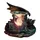 Kremers Schatzkiste Duftlampe Drache 22cm Aromalampe Burgruine Teelichthalter - für Ätherische Öle Duftwachs Duftöl Fantasy Deko Polyresin 19x22x18 cm Geschenk Wohnzimmer Duftstöfchen