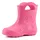 Ladeheid Eva Kinder Gummistiefel für Jungen Mädchen Regenschuhe Bequeme und wasserdichte Regenstiefel Kinder LA-CA-01 (rosa, 34/35 EU
