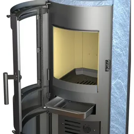 THERMIA Kaminofen München Naturstein grau 7 kW