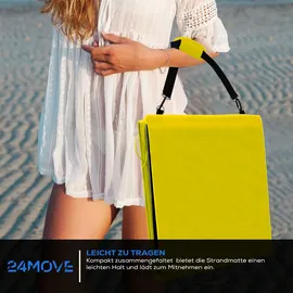 24move Strandmatte 2er Set Gelb