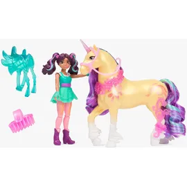unicorn academy - Ava und Einhorn Leaf Set, ca. 12 cm