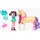 unicorn academy - Ava und Einhorn Leaf Set, ca. 12 cm
