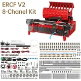 ERCF V2 8-Kanal-Kit Offizielle ERCF-Team- Mehrfarbiger Filamentschalterdruck Kompatibel mit Voro 2.4 R2/Trident/Switchwire 3D-Druckern