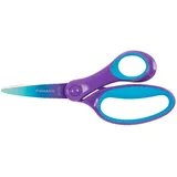 Fiskars Kinderschere, Schere für große Kinder im Alter von 8 - 11 Jahren, Rechtshändig, SoftGrip, Länge: 15 cm, Ombré-Optik, Violett,