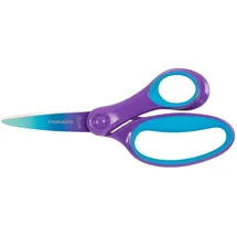Fiskars Kinderschere, Schere für große Kinder im Alter von 8 - 11 Jahren, Rechtshändig, SoftGrip, Länge: 15 cm, Ombré-Optik, Violett,