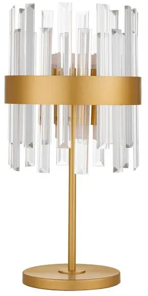 Nova Luce Tischleuchte Crown Alu, Eisen, Stahl & Metall