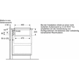 Neff V58NHQGA7 Induktionskochfeld mit Kochfeldabzug Autark (V58NHQ4L0 + Z861SB2)