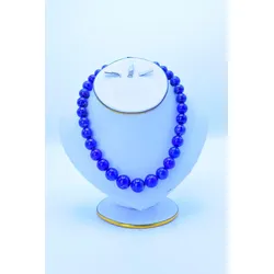 Lapislazuli Kugelperlenkette