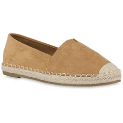 Damen Espadrilles in Hellbraun