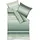 KAEPPEL Faible allover gestreift Grün 135 x 200 cm + 80 x 80 cm