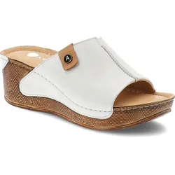 Weiße Flip-Flops Armodo Schlupfschuhe, 38