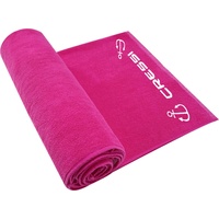 Cressi Cotton Frame Beach Towel - Erwachsene Strandtuch/Hochwertiges Sporthandtuch 90x180cm, fuchsia