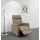 OTTO home Relaxsessel KAYLI Webstoff 75 x 92,5 x 75 cm grau mit Schaukel-, Dreh- und Liegefunktion