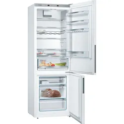 BOSCH Kühl-/Gefrierkombination "KGE49AWCA", C (A-G), weiß, Rechtsanschlag, Kühlschränke, XXL Fassungsvolumen von 419 l