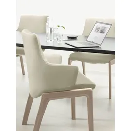 Stressless Stressless® Polsterstuhl »Laurel«, Leder BATICK, Massivholz, beige (cream batick, walnuss)