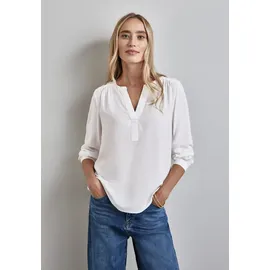 STREET ONE Langarmbluse im Tunika-Stil Gr. 46, off white, - 23010332-46