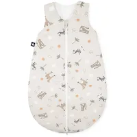 Julius Zöllner Schlafsack Jersey, warme Füllung 2,5 TOG, waschbar bei 60°C, Made in Germany, OEKO TEX Standard 100, Savanne beige, Gr. 50/56