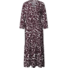 STREET ONE Midikleid Gemustert Rot 40