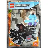 LEGO Minecraft Steve Mit Spinne Folien Packung Set 662207 (IN Säcken)