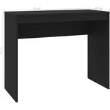 vidaXL Schreibtisch Schwarz 90x40x72 cm Holzwerkstoff