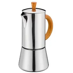 Cilio Espressokocher Figaro Edelstahl Silber M (Medium)