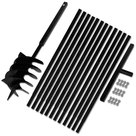 vidaXL Hand-Erdbohrer mit Griff 200 mm