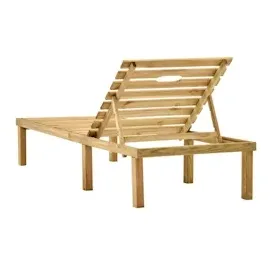 vidaXL Garten-Sonnenliege mit Tisch Kiefernholz Imprägniert