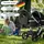 Bergsteiger Nizza 3 in 1 Kinderwagen, Kombikinderwagen Komplettset, Babywanne & Buggy Sportsitz inklusive, Isofix Station optional