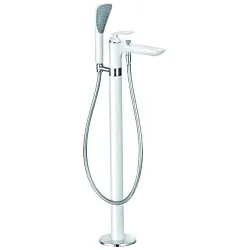 Kludi Balance White Wannenarmatur 525909175 chrom/weiß, Standmontage
