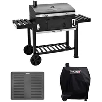 TAINO Hero XXL Smoker Set Mit Haube Grillplatte BBQ