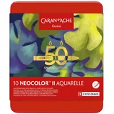 Caran d'Ache Neocolor II 50 Years Specal Edition 10-teiliges Set Lush
