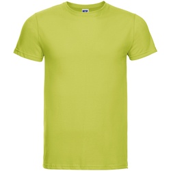 Russell Mens Slim T Herren T-Shirt lang geschnitten S - XXL NEU, lime, S