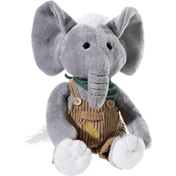 Heunec LATZHOSEN-GANG Elefant Eddie Erdnuss (14 cm)