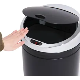 Ribelli Sensor Mülleimer 50L, schwarz | Schwarz