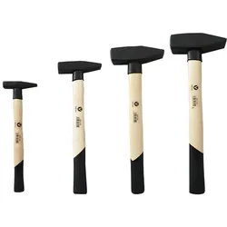 Vago-Tools Profi 4 tlg Set Schlosserhammer 100 300 800 1000g