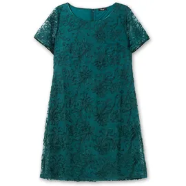 sheego Cocktailkleid Etuikleid Blau 52