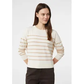 Comma, Feinstrickpullover mit Strukturstreifen Beige 46