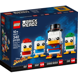 Lego BrickHeadz Dagobert Duck, Tick, Trick & Track 40477