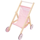 New Classic Toys Holz-Puppenbuggy Playful in natur/rosa