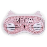 Legami - Chill Out, Augen-Gel-Maske, 19,5 x 11 (H max) cm, aus PVC und Polyester, Kitty-Thema, wiederverwendbar, elastisch, verstellbar, perfekte Passform, warm- und Kalt-Effekt