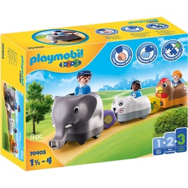 Playmobil 1.2.3 Mein Schiebetierzug 70405