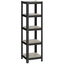 Songmics Lagerregal Holzwerkstoff 37 x 37 x 150 cm schwarz