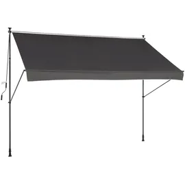 Konifera Klemmmarkise 400 x 150 cm Anthrazit