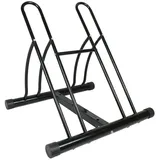 Baumarktplus Fahrradständer für 2 Fahrräder DUO Räder Fahrrad Ständer Rad schwarz Twin