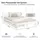 Homestyle4u Holzbett 140 x 200 cm Weiß