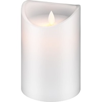 goobay LED white real wax candle 10 x 15 cm