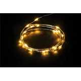 goobay 20er LED-Silberdraht-Lichterkette, inkl. Timer,