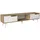 [en.casa] Kullila TV-Lowboard 160 x 35 x 40 cm Eicheoptik/Weiß Holz/Spanplatte